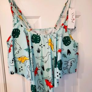 Rose Girl Bikini top. NWT 3X